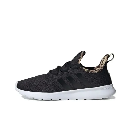 Adidas Neo Cloudfoam Pure 2,0 Slip-resistant Abrasion-resistant Low Top Casual Women's Black White Adidas Neo Cloudfoam Pure 2,0 Противоскользящий Устойчивый к истиранию Низкий Топ Повседневный Женские Черный Белый