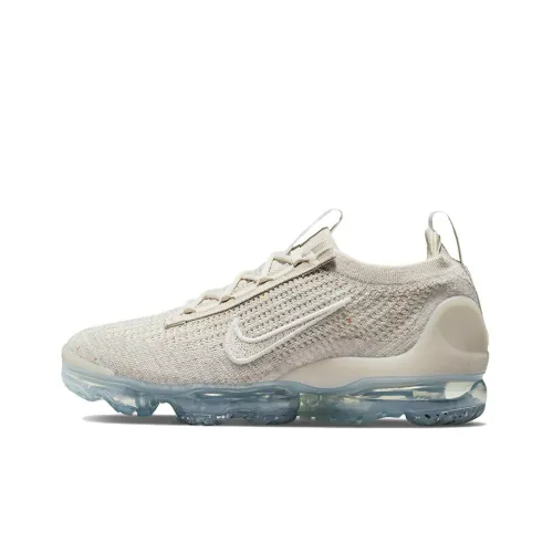 Nike VaporMax 2021 Low Топ Повседневные Беговые Кроссовки Женские Бежевые