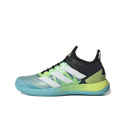 Adidas Adizero Ubersonic 4 Противоскользящие Устойчивые к истиранию Низкий Топ Теннисные Кроссовки Женские Черные Синие