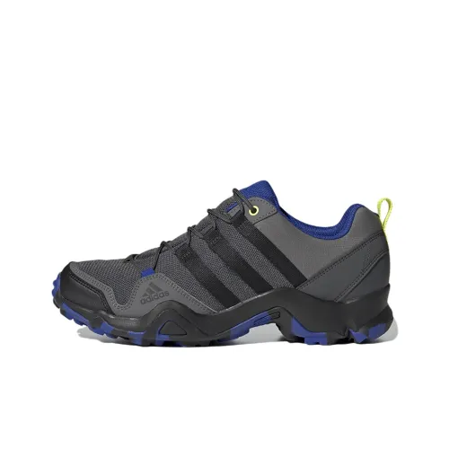 adidas Terrex Ax2r Senderismo Slip-resistant Abrasion-resistant Низкий топ Альпинистская обувь Мужская Черный Синий