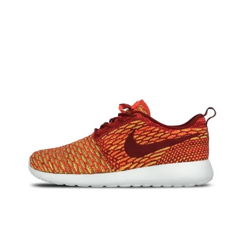 Nike Roshe One Амортизаторы Shock противоскользящие устойчивые к истиранию низкий топ беговые кроссовки женские апельсин