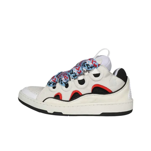 Lanvin Curb Low Топ Стильные Скейтбординги Мужской Белый