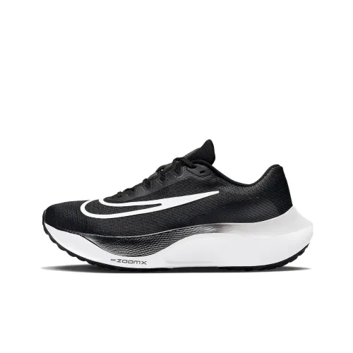 Nike Zoom Fly 5 Устойчивый к истиранию Низкий Топ Тренировочная Обувь для Бега на длинные дистанции Мужской Черный Белый