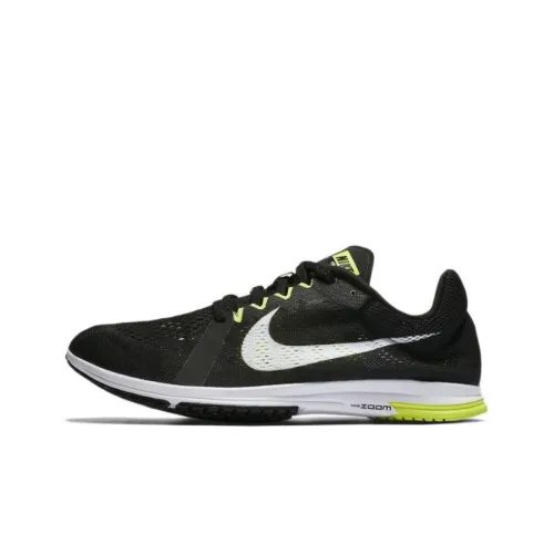 Nike Zoom Streak LT 3 Амортизаторы Slip-resistant Abrasion-resistant Низкий топ Марафон Беговые кроссовки Unisex Черный