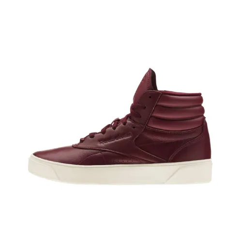 Reebok Freestyle Hi Nova Abrasion Resistant MID Топ Скейтборд Кроссовки Женские Красный