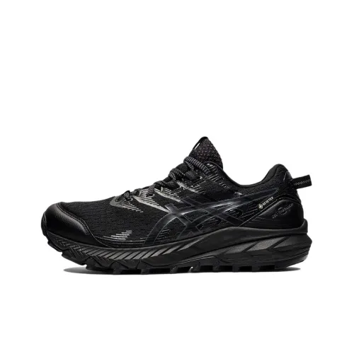 Asics Gel Trabuco 10 Low Топ Беговые кроссовки Женские Экстрим Найт Черный