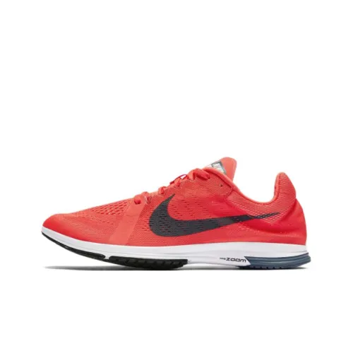 Nike Zoom Streak LT 3 Амортизаторы Slip-resistant Abrasion-resistant Низкий топ Повседневные беговые кроссовки Унисекс Красный