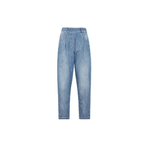 Brunello Cucinelli Синие Женские Джинсы