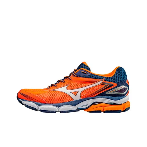Mizuno Ultima 8 Slip-Resistant Abrasion-Resistant Breathable Low-Top Running Shoes Men's Orange Blue White Мицубо Ультимейта 8 Противоскользящий Устойчивый к Износу Дышащие Низкие Беговые Кроссовки Мужские Оранжевый Синий Белый