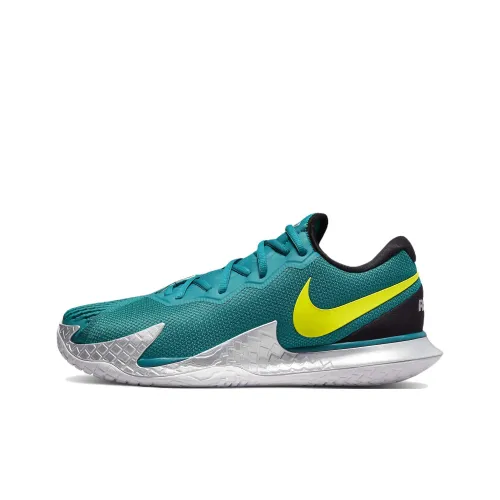 nike Court Zoom Vapor Cage 4 Cage 4 RAFA Устойчивые к истиранию Низкий топ Теннисные кроссовки Мужские Озерный зеленый