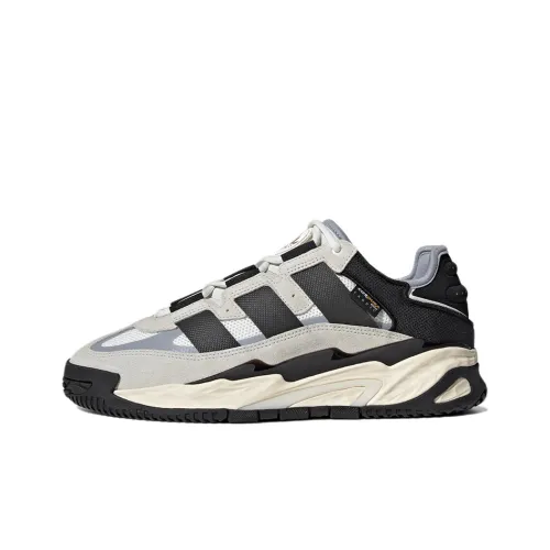 Adidas Originals Niteball 1,0 Амортизаторы Slip-resistant Низкий Топ Casual Унисекс Черный Серый