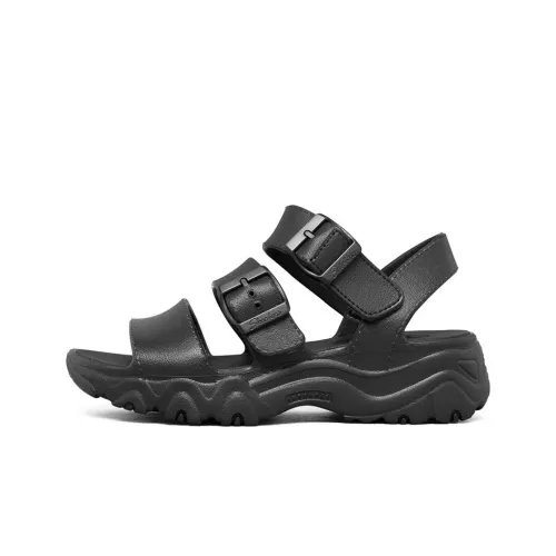 Skechers D'LITES 2,0 Пляжные сандалии Женские Чисто черный