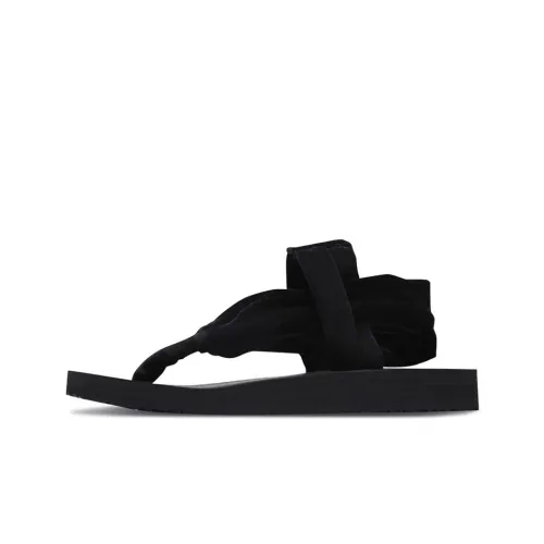 Skechers Meditation Резиновая подошва Тихий Шлепанцы Женские Черный