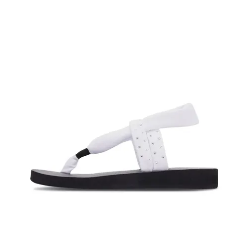 Skechers Meditation One Ремешок Сандалии Женские Белые