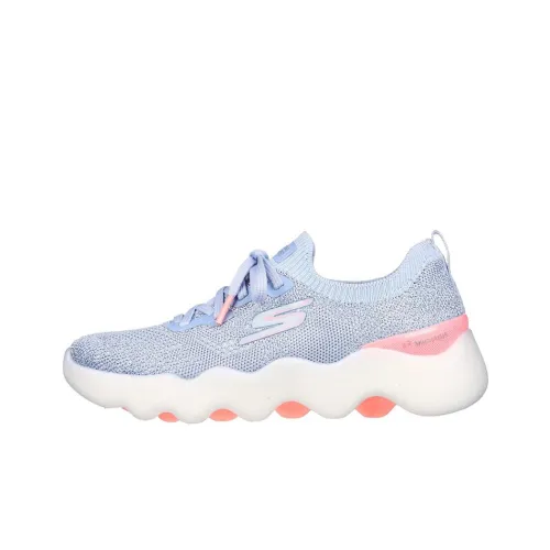 Skechers Go Walk Massage Fit Низкий Топ Повседневная Обувь Женская Серый Розовый