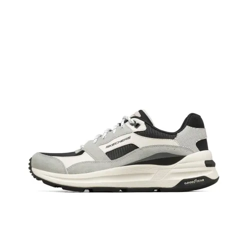 Skechers Global Jogger Low Топ Беговые кроссовки Женские Белый Черный