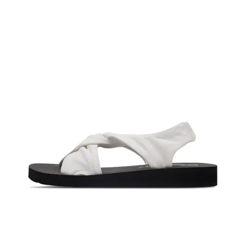 Skechers Meditation One Ремешок Сандалии Планшет Женские Белые