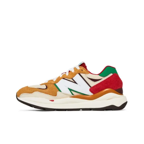 Mache x New Balance NB 5740 Low Топ Марафон Беговые кроссовки Мужской Красно-коричневый