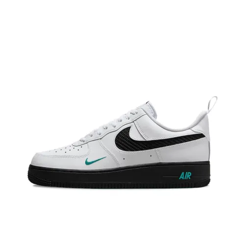 Nike Air FORCE 1 Low Топ Скейтборд Кроссовки Мужские Белый Черный Синий