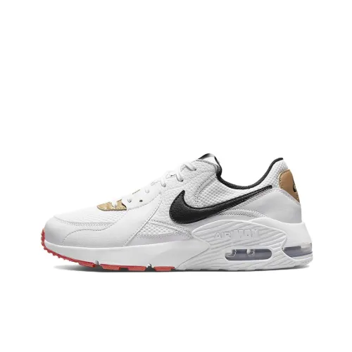 Nike Air Max Excee Low Топ Повседневные Беговые Кроссовки Женские Белые Черные