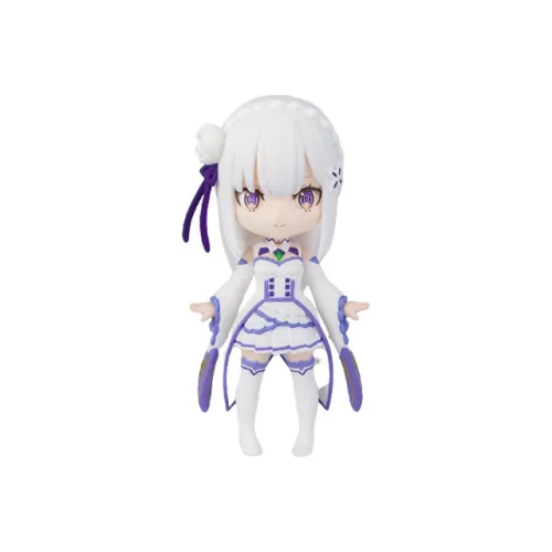 BANDAI Эмилия Figuarts Mini RE ZERO Starting Life in Another World Фигурка Эмилии в стиле чиби