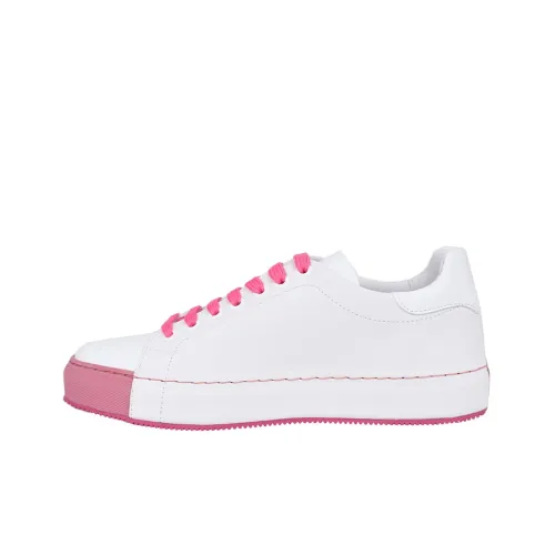 MOSCHINO Низкие кроссовки для скейтбординга Женские Белые