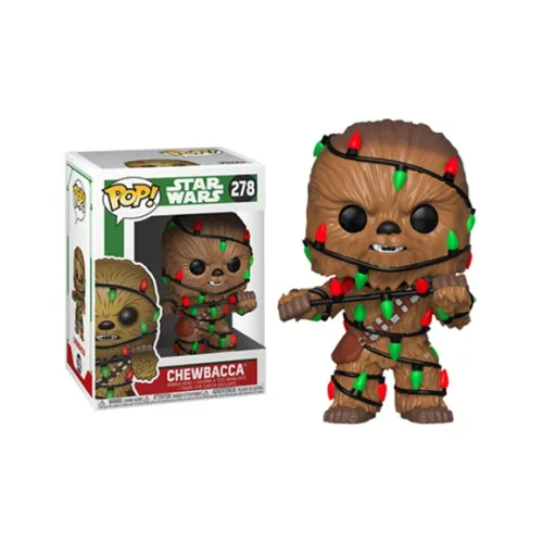Funko Pop Star Wars Праздничное издание Световая декорация Фигурка Чубакки в стиле Chibi