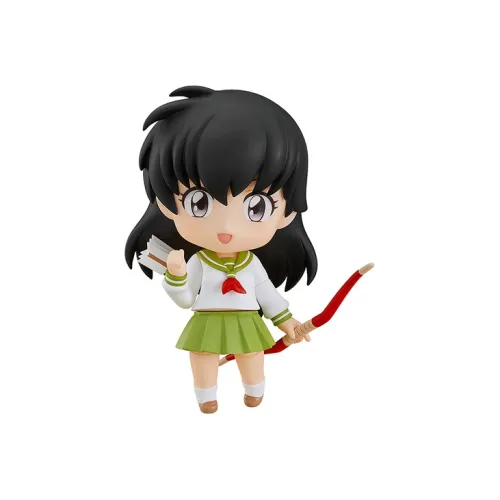 GSC KAGOME Higurashi Инуяша Рассвет Fence 10 см с Основа Глина Фигурка Q Версия Action Figure Фигурки в стиле Chibi