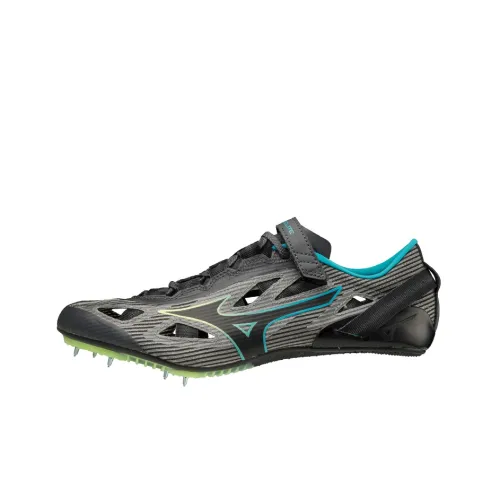 Mizuno Elite X LASER ELITE 2 Low Топ Беговые кроссовки Унисекс Серый Синий