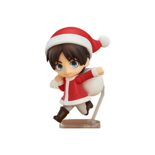 GSC Attack on Titan Эрен Ягер Рождество Ver. Фигурки в стиле Chibi 6,5 см