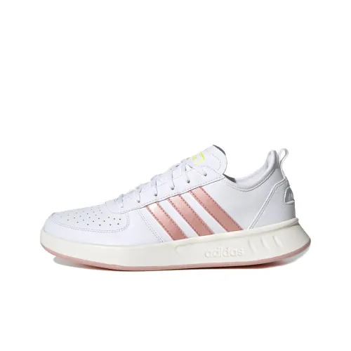 Adidas Court80s Покрытие Низкие Кроссовки для скейтбординга Женские Белые Розовые