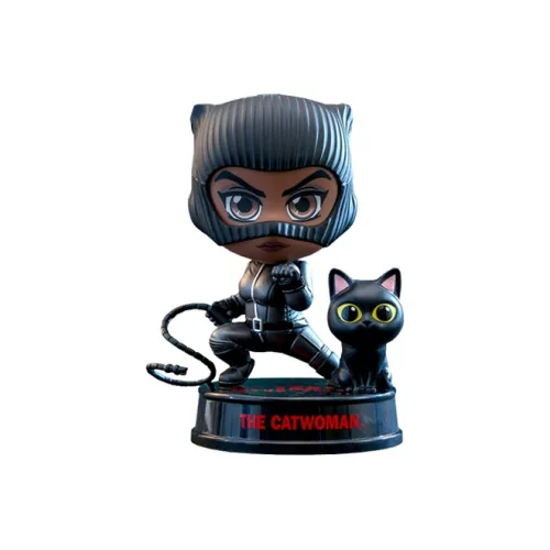 Hot Toys Женщина-кошка COSBABY 2022 Фильм Фигурка Бэтмена в стиле Chibi 12,5 см