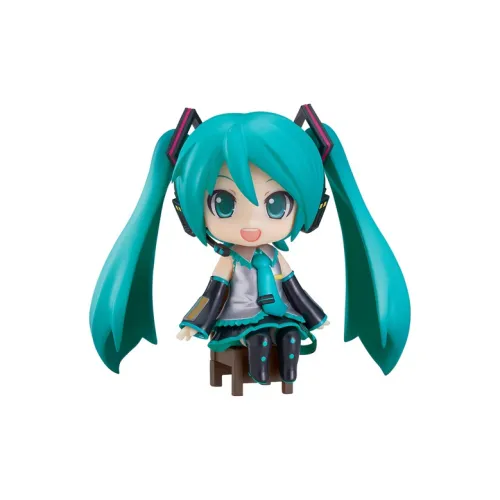 GSC Hatsune Miku Nendoroid Swacchao Miku Сидящая поза 9 см Фигурка в стиле Chibi