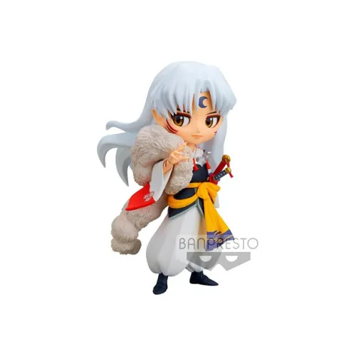 BANPRESTO Сэсшомару Очки Factory Q posket Инуяша Стиль A Фигурки в стиле чиби 14 см