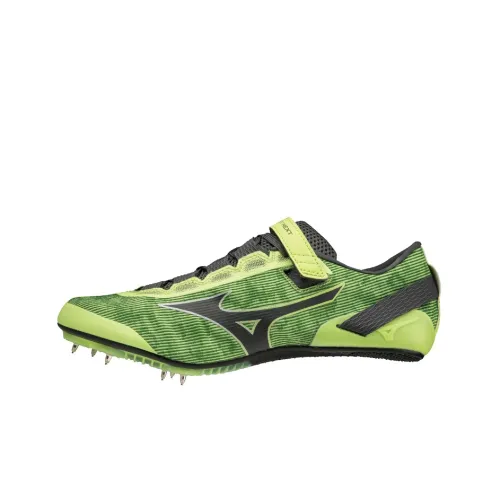 Mizuno Slip-resistant Abrasion-resistant Breathable Low-Top Sprint Running Shoes Unisex Yellow Black Мицубо Противоскользящий Устойчивый к износу Дышащий Низкий Топ Спринт Беговые Кроссовки Унисекс Желтый Черный