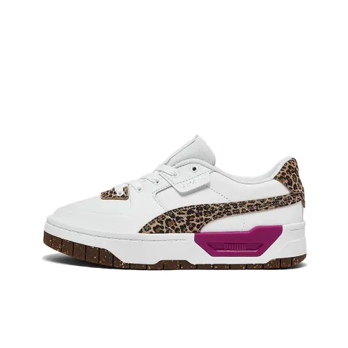 PUMA Cali Dream Повседневные Низкие Кроссовки для Скейтбординга Женские Белые
