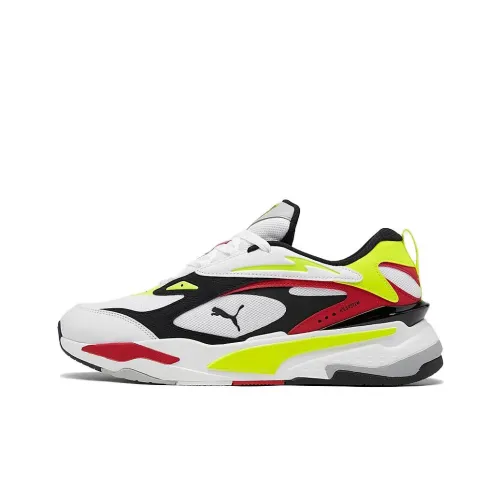 PUMA RS Fast Low Топ Повседневная обувь Мужская Белый Желтый Красный