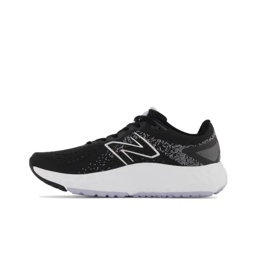 New Balance NB Свежий Пена Series Низкий Топ Марафон Беговые кроссовки Женские Черный Белый