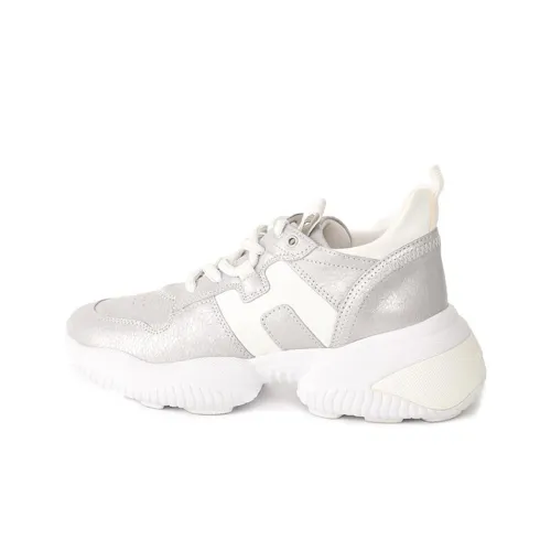 HOGAN Interaction Повседневная обувь Женская Серебряная Белая