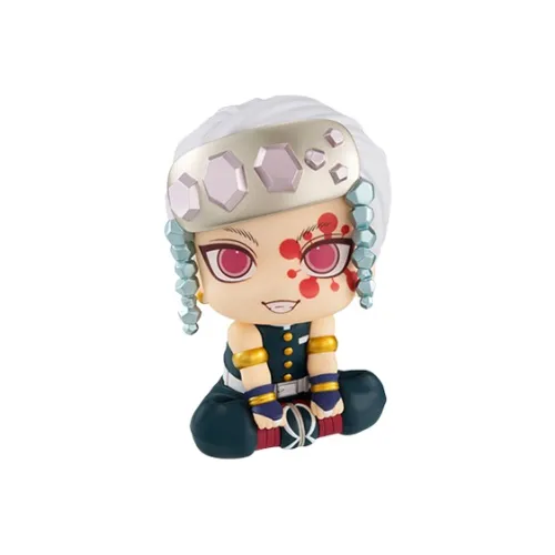 MegaHouse LOOK Вверх Demon Slayer Kimetsu No Yaiba Фигурки в стиле Chibi Тенген Узуй