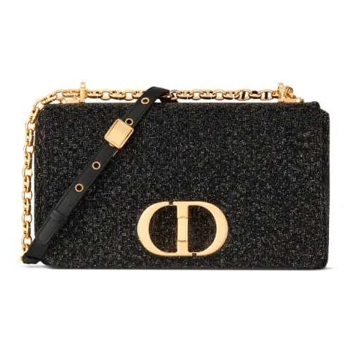 DIOR Caro Коровья кожа Сумка Сумка через плечо Сумка через плечо Средний Женская Черная