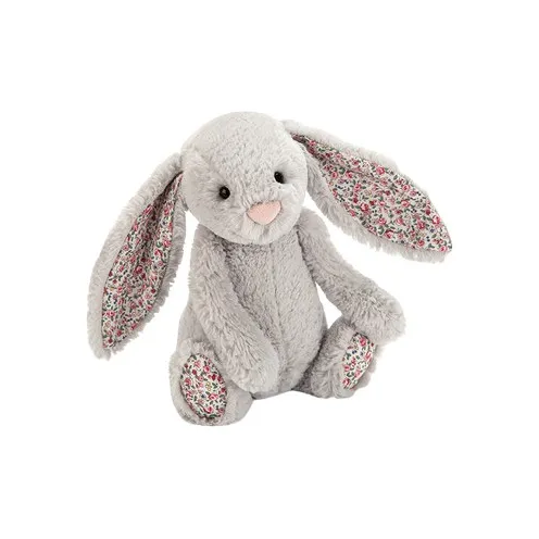 JELLYCAT Bunny Collection Цветение Серебряные Серьги-цветы Куклы Плюшевая кукла Высота 13 см 18 см 31 см 36 см