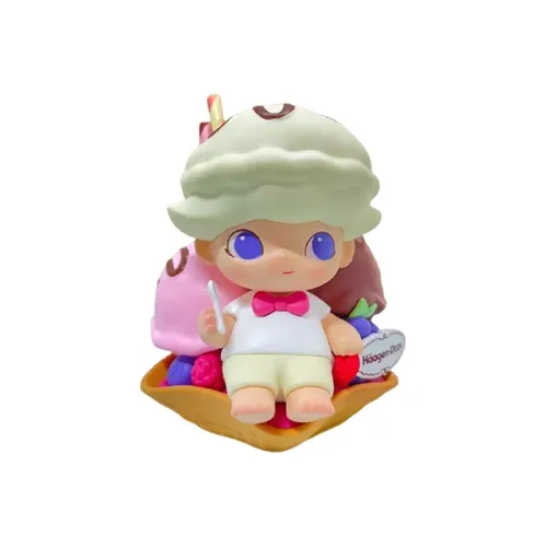 POP MART Коллаборация Edition x Haagen Dazs DIMOO Счастливый Ангел Модные Фигурки