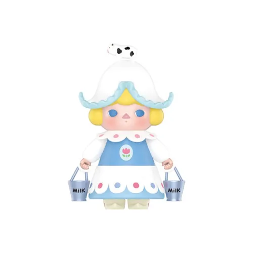 POP MART Pucky Milk Baby Collection Слепые коробки Один Mystery Коробка Целая коробка 6 шт