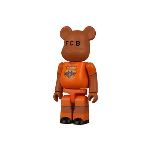 BE@RBRICK №.000FCB FC Barcelona 06 Барса Гостевая версия прозрачный слепой бокс карточка 100%