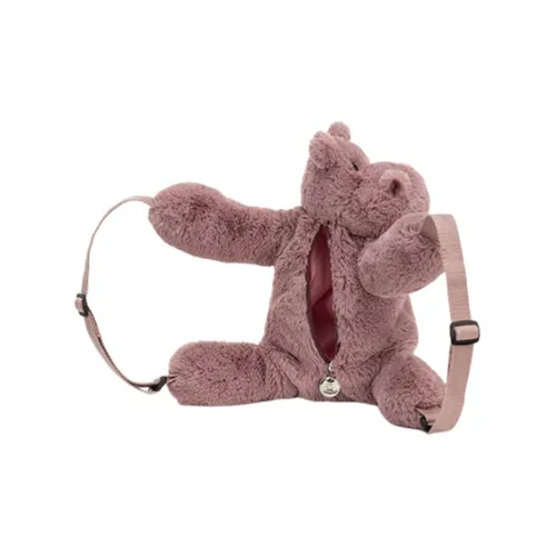 JELLYCAT Jungle Animal Хагдис Гиппопотамус Рюкзак Куклы Плюшевая кукла 28 см Высота