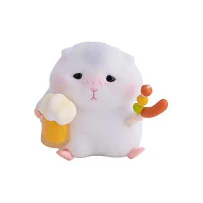 Dream Castle Clarke the Hamster Gourmet Collection Слепые коробки Один Mystery Коробка Целая коробка 8 шт