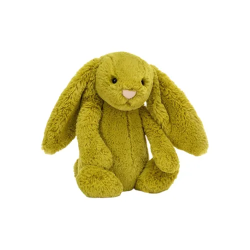 JELLYCAT Bunny Collection Bashful Кролик Горчичный Желтый Куклы Плюшевая Кукла 31 см Высокая