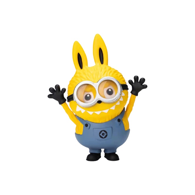 POP MART Модные Фигурки Labubu X MINIONS Большая Кукла PVC