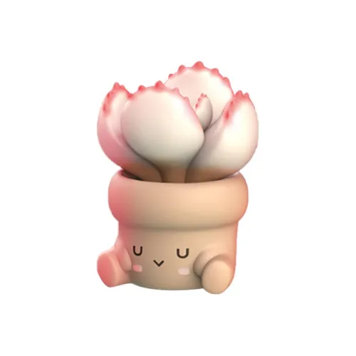 IATOYS Image PENPOT Little Friend Hug Succulent Коллекция Слепые коробки Один Mystery Коробка Целая коробка 8 шт